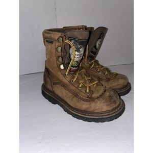 Georgia Boots Sport Trail Thinsulate 400 Ultra Waterproof Work Kid 11.5M Leather